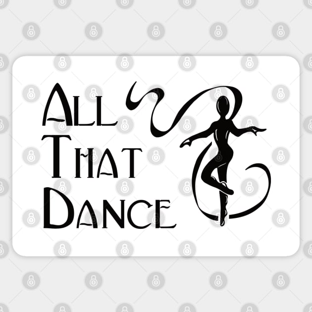 ATD logo (black) Sticker by allthatdance